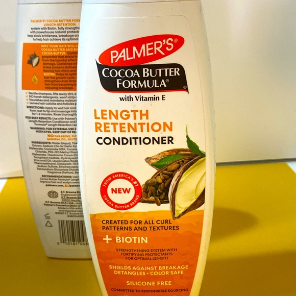 Palmers Cocoa Butter Formula Retention 13.5oz Shampoo&Conditioner Silicone Free - Picture 4 of 5